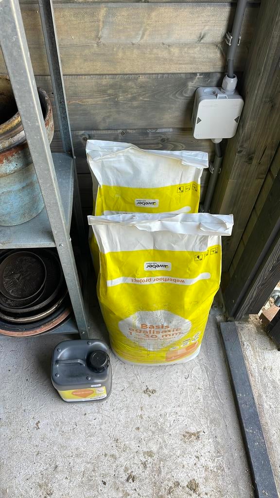 Weber egalisatiemortel  2 zakken (egaline), Ophalen, Overige materialen, Overige typen, Nieuw