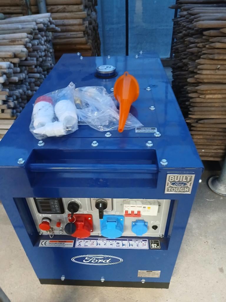 Ford FDT10200SE aggregaat, dieselgenerator, Dieselolie, Geluidgedempt, Nieuw, Ophalen of Verzenden