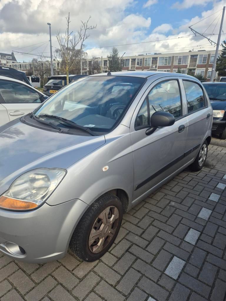 Chevrolet Matiz 0.8 2008 Grijs, Auto's, Voorwielaandrijving, Origineel Nederlands, Grijs, Particulier