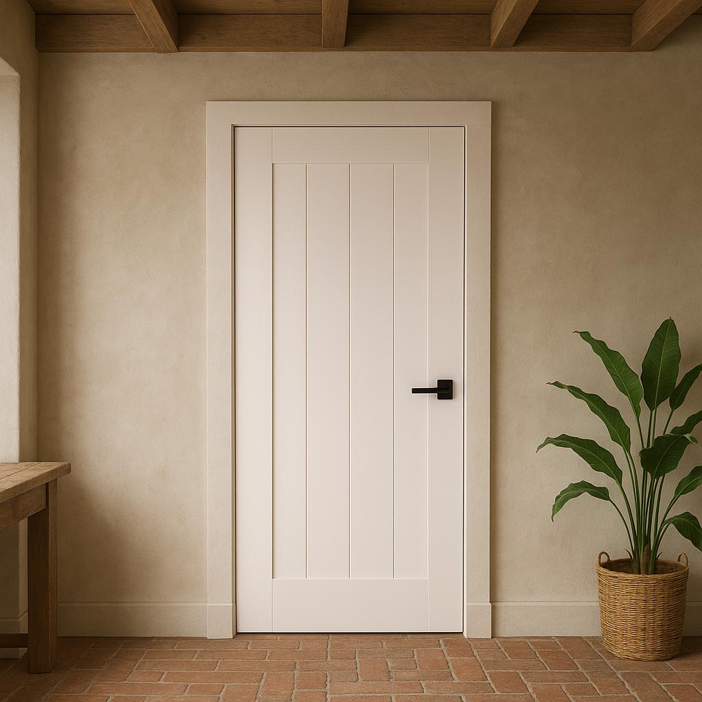 Binnendeur Borger - Witte barndeur - Landelijke deur - NIEUW, Niet ingevuld, Binnendeur, Niet ingevuld, Nieuw