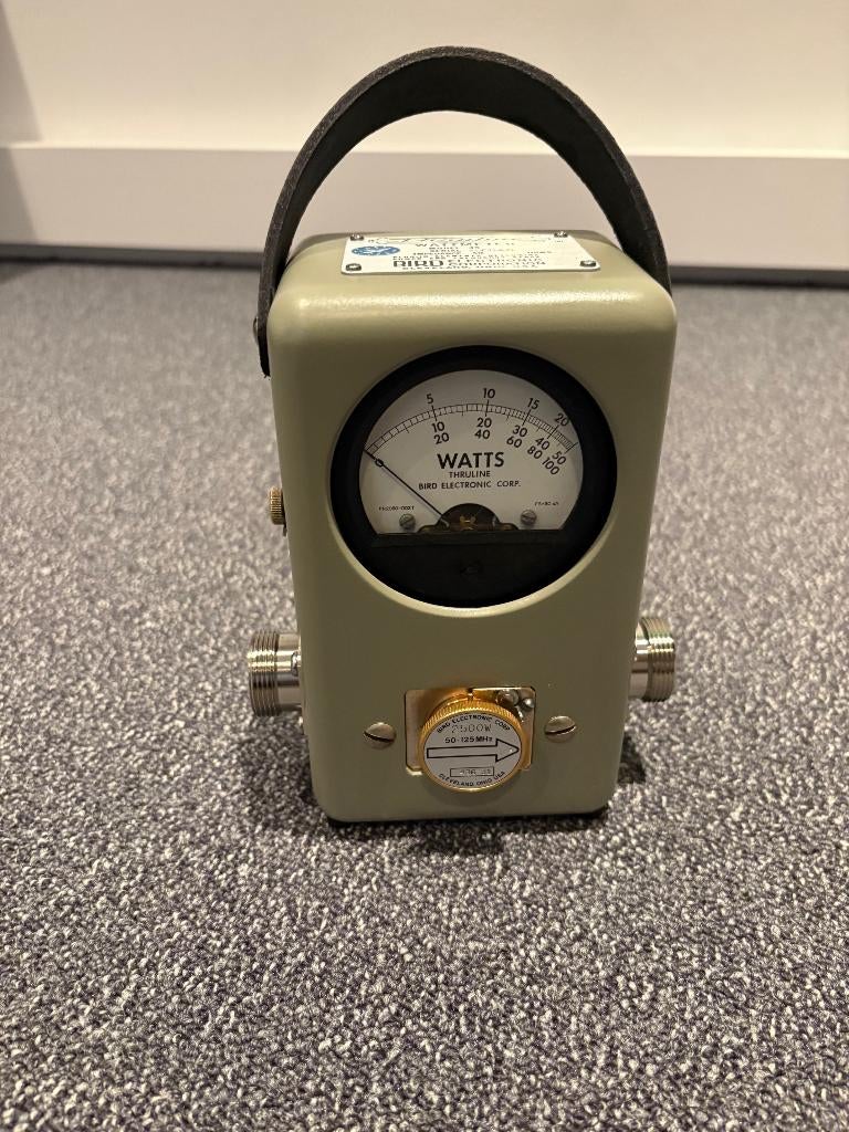 Bird 43 wattmeter 7/16 chassisdelen en 2500w meetkopje, Telecommunicatie, Ophalen of Verzenden, Gebruikt