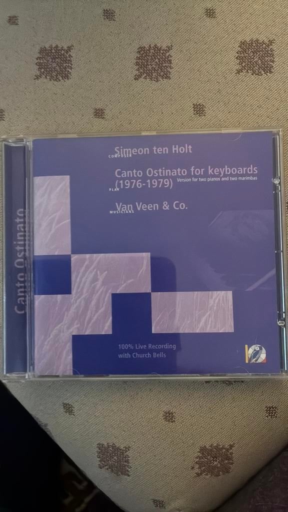 Simeon ten Holt: Canto Ostinato - CD, Cd's en Dvd's, Ophalen of Verzenden, Modernisme tot heden, Zo goed als nieuw, Kamermuziek