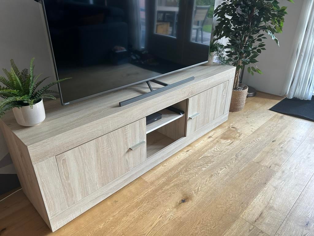 TV meubel met opbergruimte, Huis en Inrichting, Kasten | Televisiemeubels, Gebruikt, Minder dan 100 cm, 150 tot 200 cm, 25 tot 50 cm