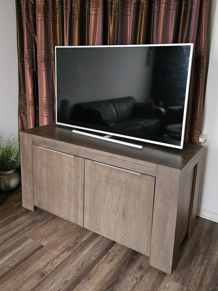 Goossens quint TV-kast -Zeer goede staat, Ophalen, 150 tot 200 cm, Eikenhout, Zo goed als nieuw