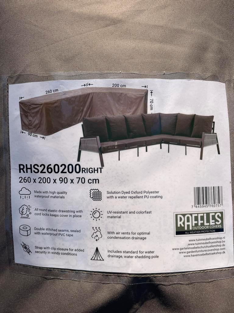 Raffles Tuinbankhoes voor hoekbank, Ophalen of Verzenden, Zo goed als nieuw