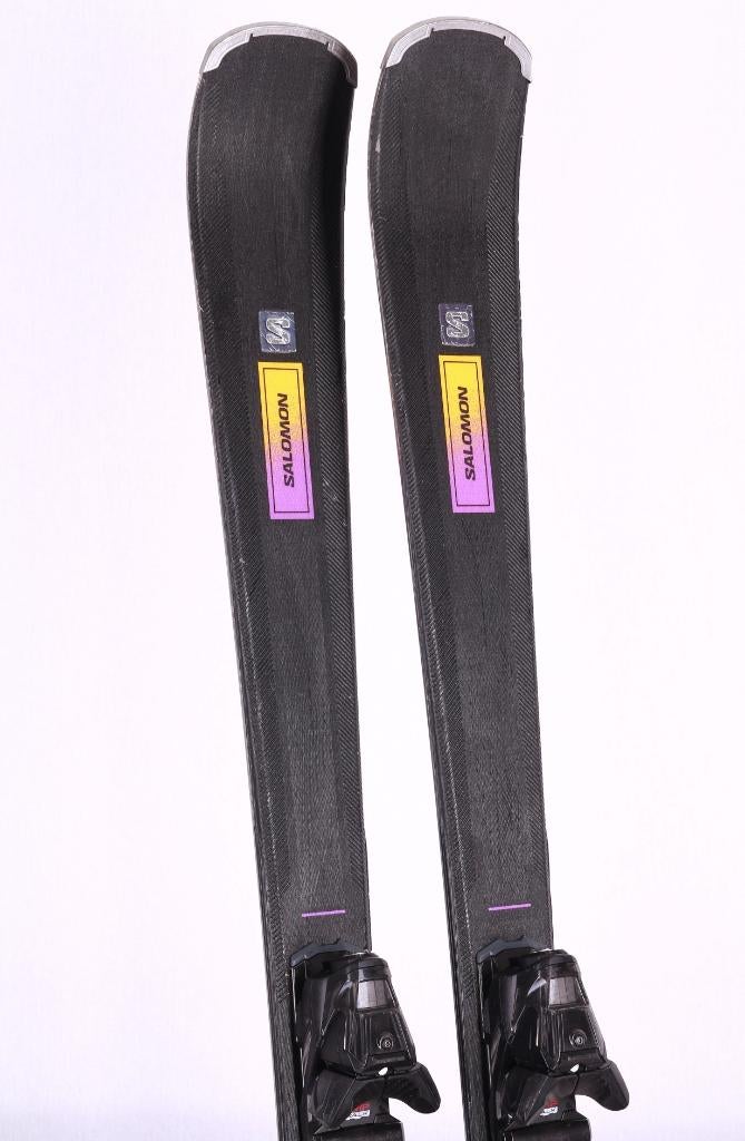140 150 dames ski's SALOMON E S/MAX F8 XT W 2024, Sport en Fitness, Skiën en Langlaufen, 140 tot 160 cm, Gebruikt, Carve, Skiën