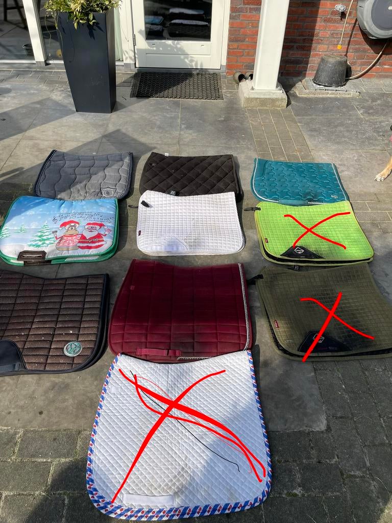 Heel veel dekjes!, Dieren en Toebehoren, Paarden en Pony's | Dekens en Dekjes, Ophalen, Zo goed als nieuw