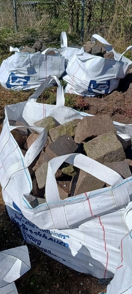 Keien basalt blokken kinderkoppen, Tuin en Terras, Grind, Keien en Split, Ophalen of Verzenden, Basalt