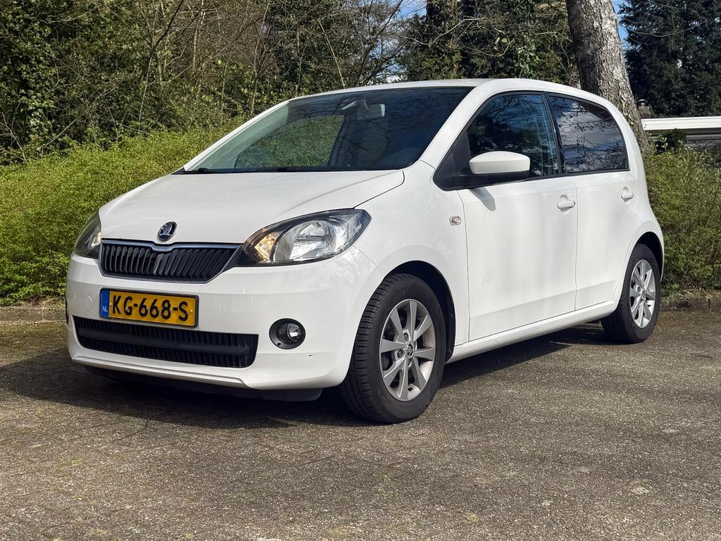 Skoda Citigo 1.0 T 44KW 5deurs 2016, Auto's, Voorwielaandrijving, 840 kg, 4 stoelen, Wit