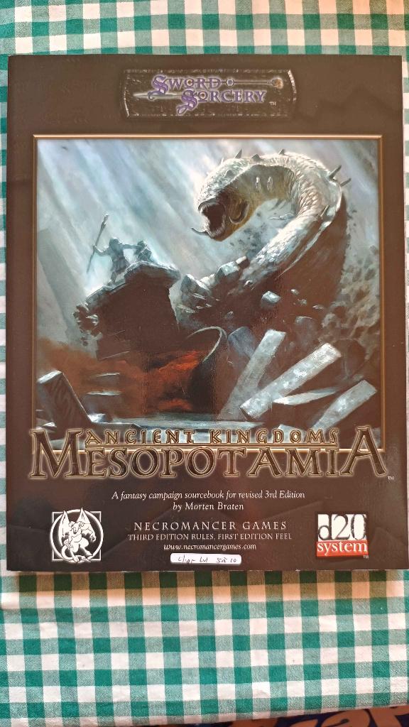 Ancient Mesopotamia | D20 Fantasy, Vijf spelers of meer, Ophalen of Verzenden, Zo goed als nieuw, Necromancer Games