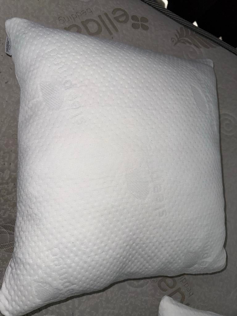 SleepMed Memory Foam Hoofdkussens - Optimale Ondersteuning, Eenpersoons, Wit, Nieuw, Ophalen of Verzenden