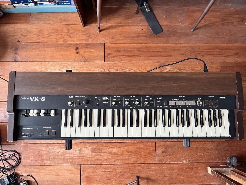 Roland VK-8 drawbar organ + flightcase, Ophalen, Gebruikt, 1 klavier, Orgel