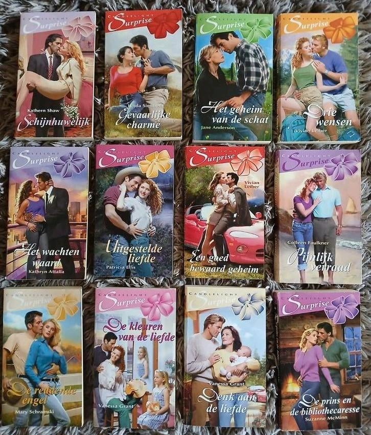 Candlelight Surprise Romantische Boeken Collectie (12 stuks), Boeken, Romans, Ophalen of Verzenden, Gelezen, Diverse auteurs, Nederland