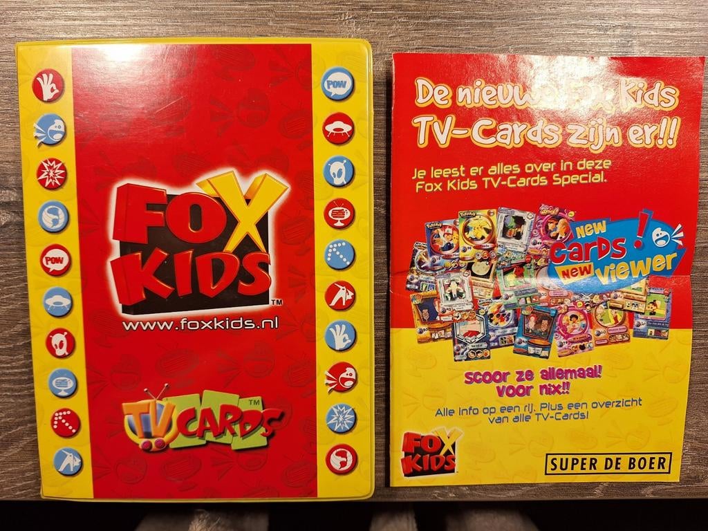 Fox Kids tv cards – serie 2. inclusief reclame folder 2004, Super de Boer, Ophalen of Verzenden