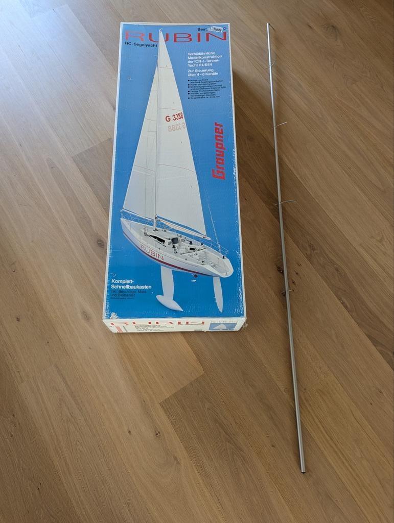 Graupner RUBIN met lier en roerservo, Ophalen