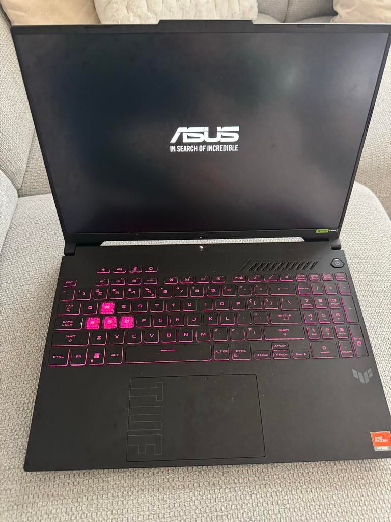 ASUS TUF Gaming A16 FA607PV-N3020W 16" Ryzen 9 Gaming Laptop, Computers en Software, Windows Laptops, Met videokaart, Qwerty, Ophalen of Verzenden