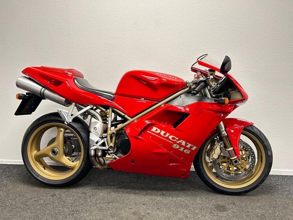 Super mooie DUCATI 916 (bj 1998), Motoren, DUCATI, 2 cilinders, Motorrijbewijs A, Bedrijf