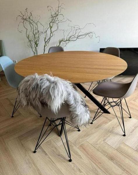 Studio Henk eettafel, Ophalen, Gebruikt, Vijf personen of meer, 100 tot 150 cm