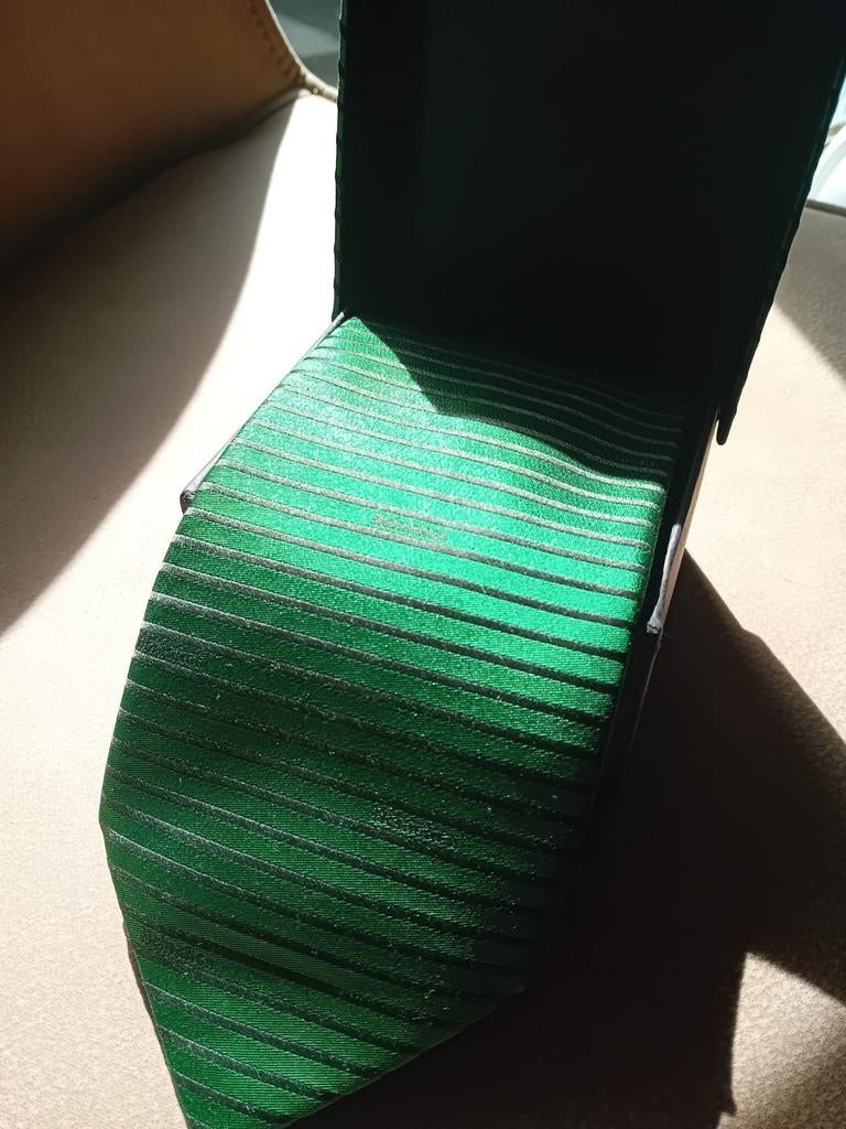 Heineken stropdas + opbergbox – origineel en opvallend, Kleding | Heren, Ophalen of Verzenden, Gedragen, Groen