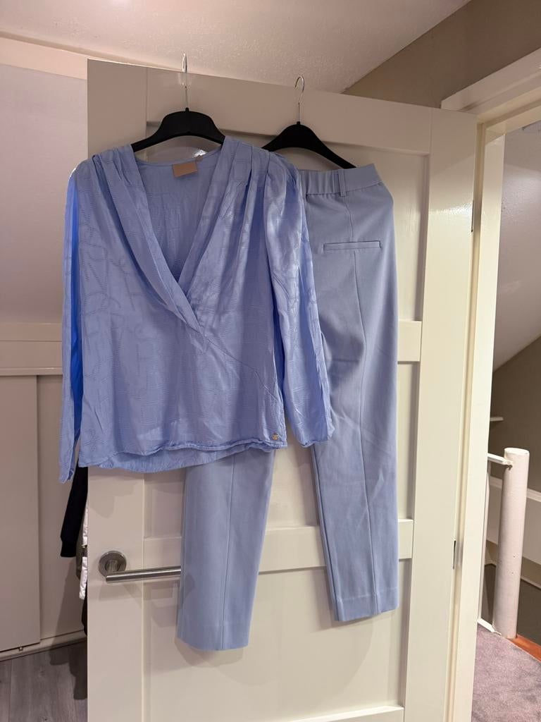 Josh V complete set l. Blauw zgan, Kleding | Dames, Maat 38/40 (M), Blauw, Ophalen of Verzenden, Zo goed als nieuw