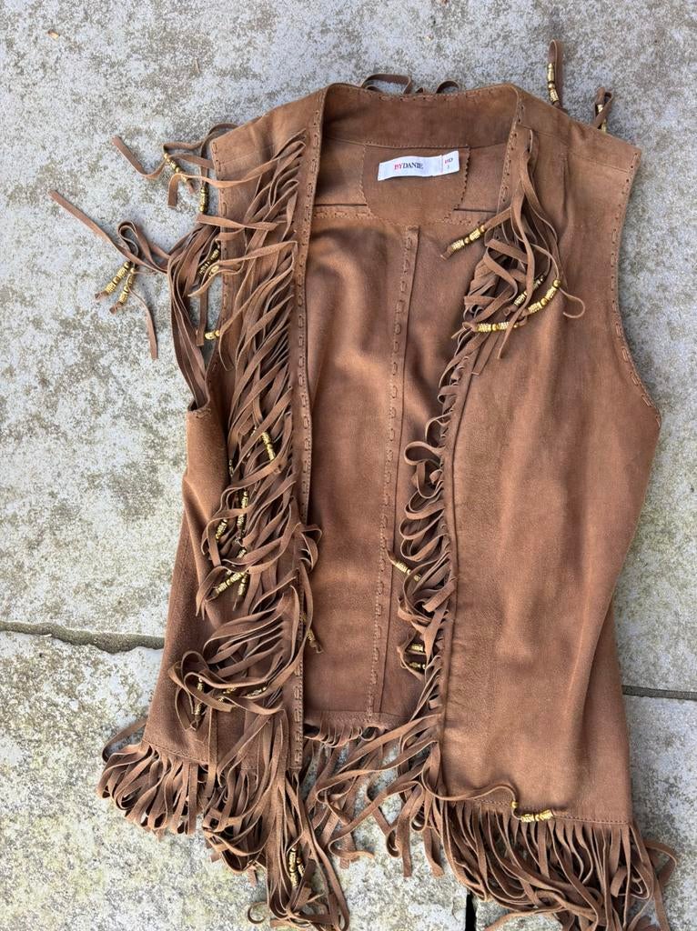 Suede gilet by Danie, Ophalen of Verzenden, Nieuw, Maat 36 (S), Bruin