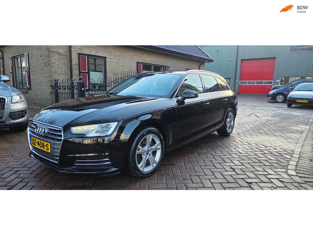Audi A4 Avant 2.0 TFSI MHEV Design Pro Line Plus, Stof, Gebruikt, 1984 cc, Zwart