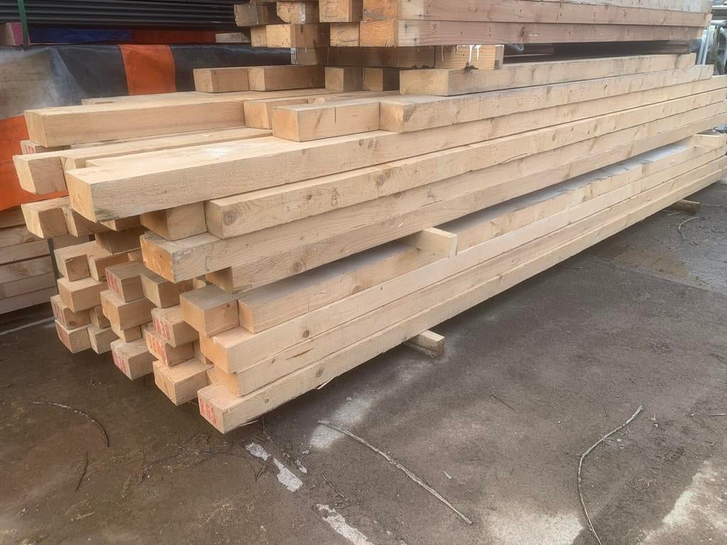 Vuren planken, raggels, ribben balken, Doe-het-zelf en Verbouw, Hout en Planken, Ophalen, Zo goed als nieuw, Vuren