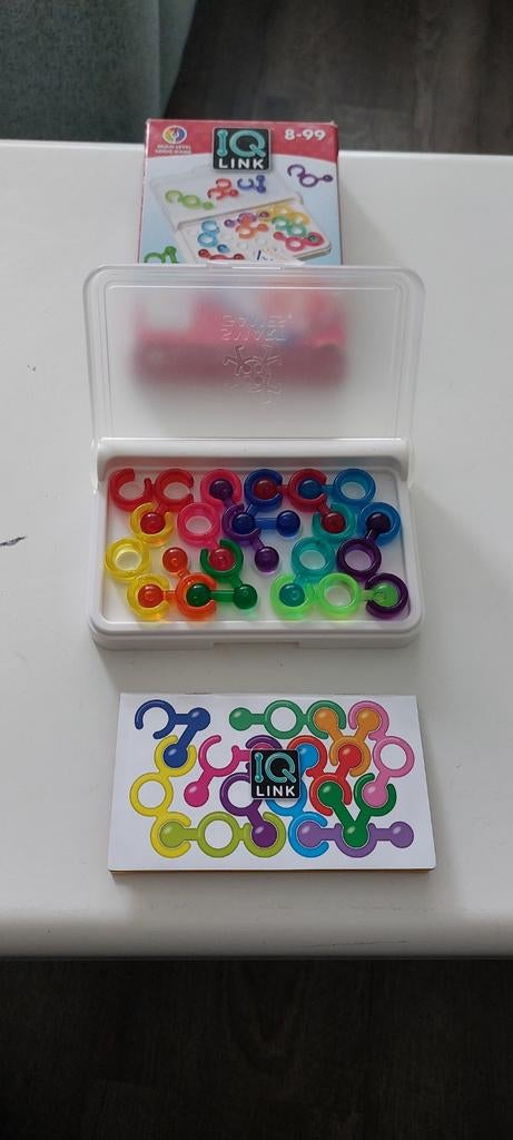 SmartGames - IQ Link - 120 opdrachten - Breinbreker, Een of twee spelers, Ophalen of Verzenden, Gebruikt, Smart Games