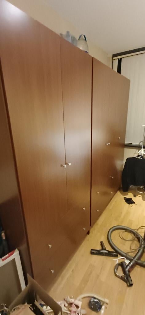 Kledingkast 5 deurs met lades en hangruimte moet nu weg !, Huis en Inrichting, Kasten | Kledingkasten, Gebruikt, 200 cm of meer