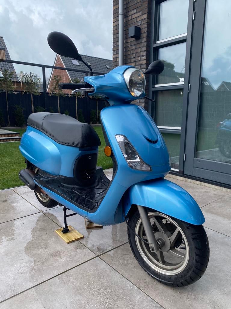 Scooter SYM Fiddle 2 - Blauw kenteken - Recent Onderhoud, Fietsen en Brommers, Scooters | SYM, Ophalen, Gebruikt, Benzine, Fiddle