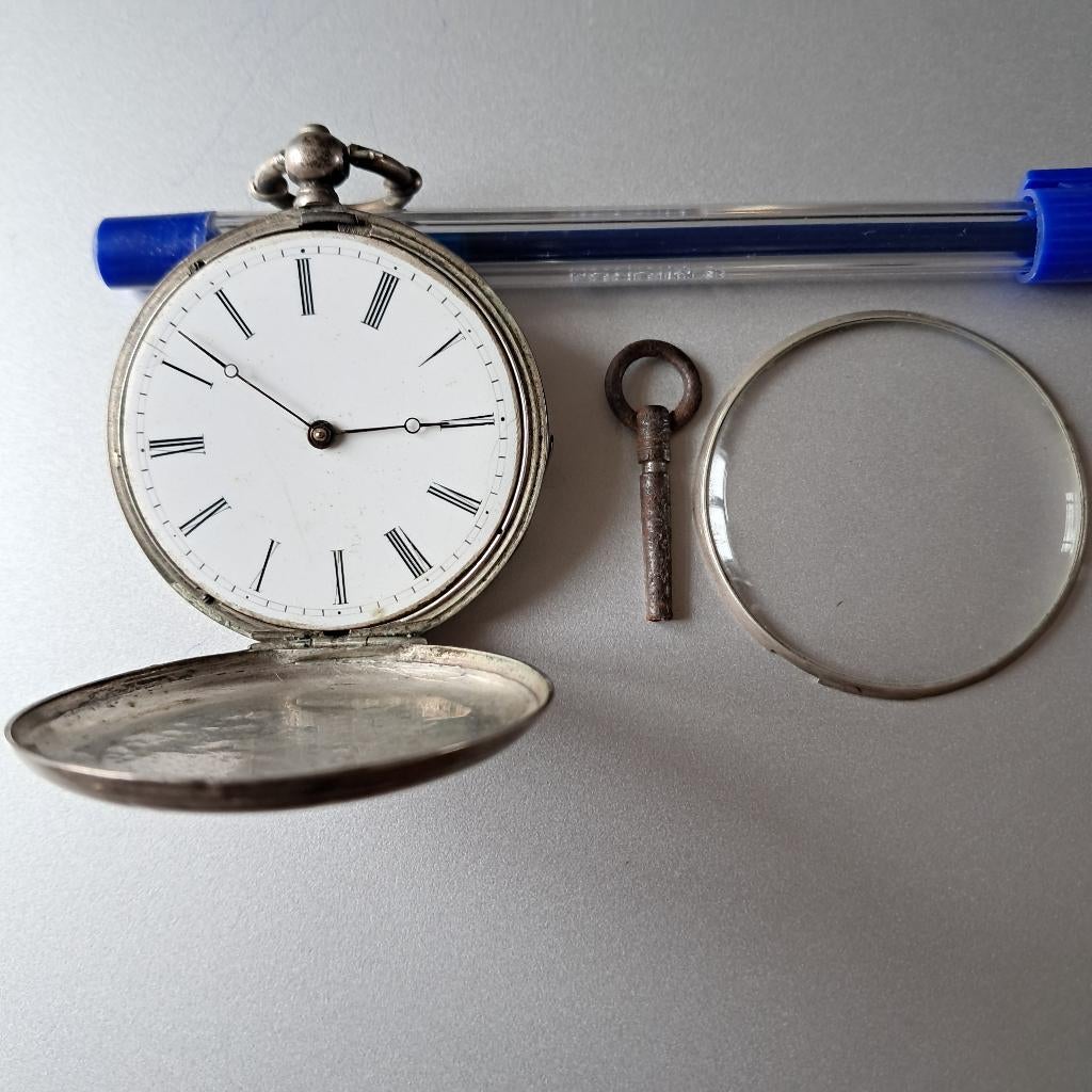 Zakhorloge opwindsleutel, Overige merken, Zakhorloge, Staal, Verzenden