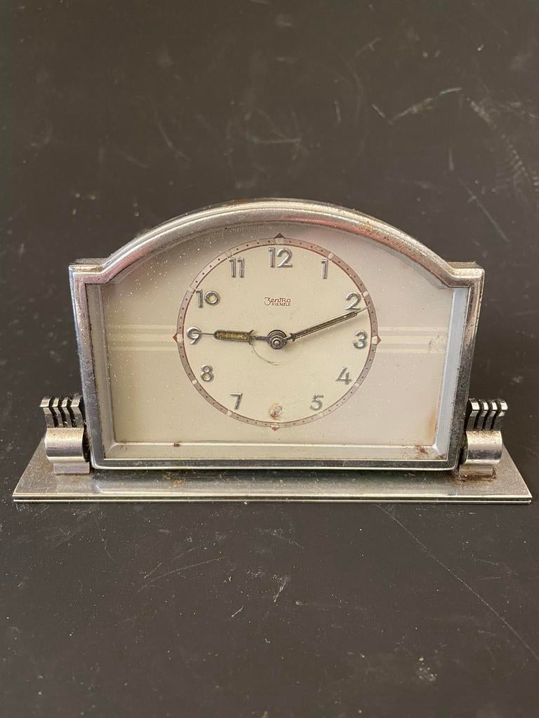 Art Deco Zentra/Kienzle Tafelklok - Duits vakmanschap, Ophalen of Verzenden