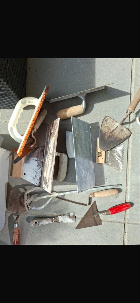 Diverse Tegel- en Stucgereedschap Set, Doe-het-zelf en Verbouw, Gereedschap | Handgereedschap, Ophalen of Verzenden, Gebruikt