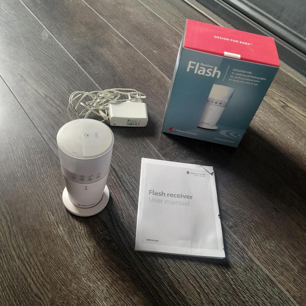 Bellman & Symfon Flash Receiver - Flitslamp voor doven, Ophalen of Verzenden, Zo goed als nieuw