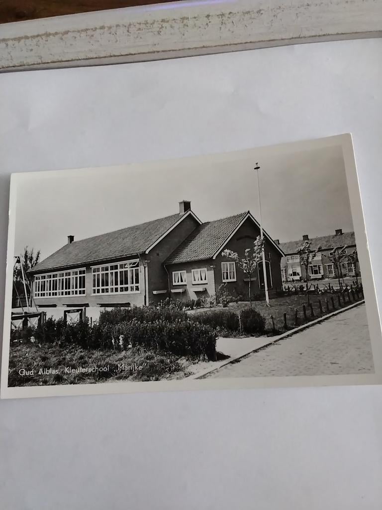 OUDALBLAS. KLEUTERSCHOOL  "MARIJKE", Ophalen of Verzenden, Voor 1920, Zuid-Holland