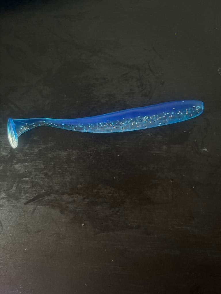 10 blauwe softbait aasjes voor roofvis, Watersport en Boten, Hengelsport | Roofvissen, Ophalen of Verzenden, Nieuw, Overige typen