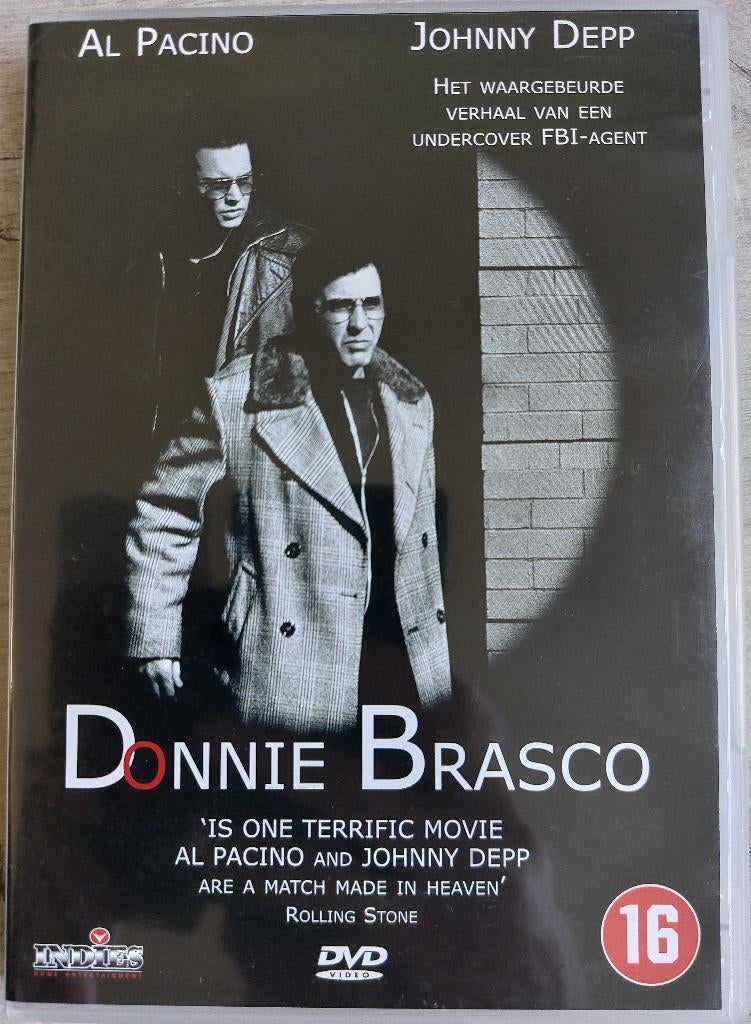 DVD Donnie Brasco (1997), Vanaf 16 jaar, Ophalen, Zo goed als nieuw, Maffia en Misdaad