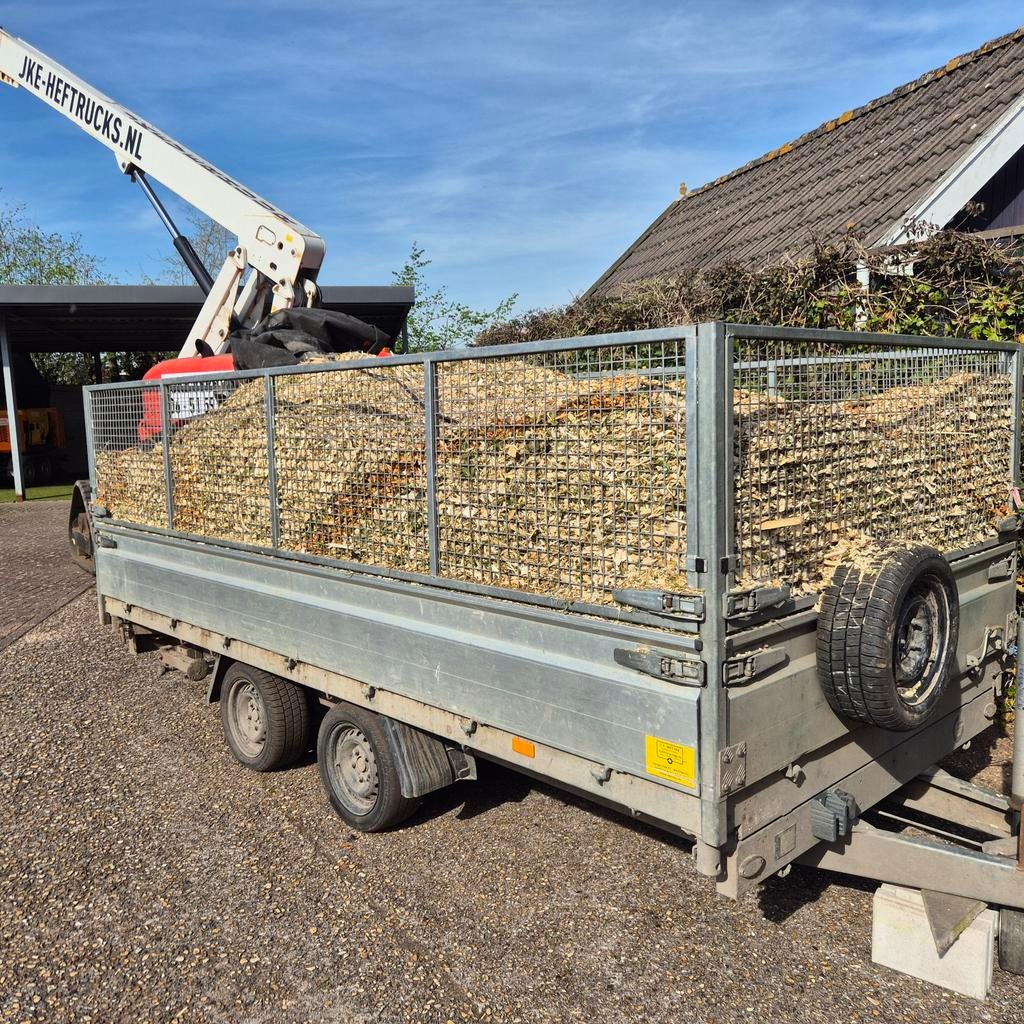 Houtsnippers - Bezorging in Hoeksche Waard, Tuin en Terras, Overige materialen, Bruin, Overige typen, Nieuw