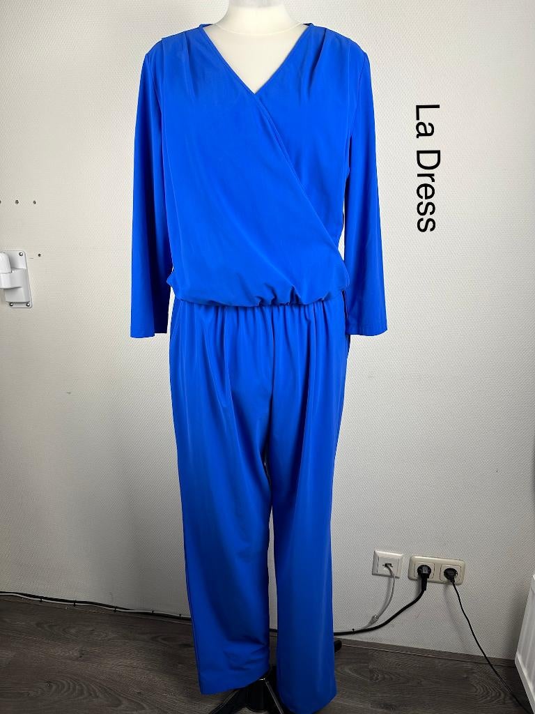 LaDress Jumpsuit  (mt: 44) 12,6/9907, Blauw, Maat 42/44 (L), Zo goed als nieuw, LaDress
