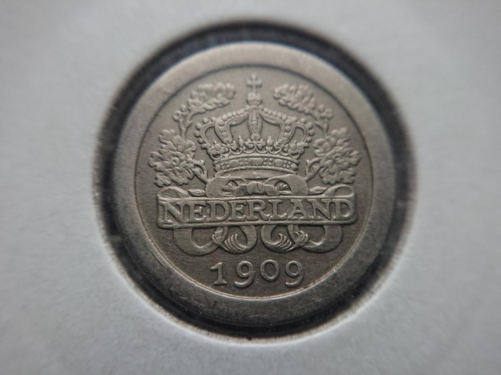 5 cent of stuiver 1909 pr, Postzegels en Munten, Munten | Europa | Euromunten, Ophalen of Verzenden