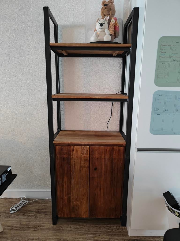 D-bodhi kast, Ophalen, Teakhout, 50 tot 100 cm, Zo goed als nieuw