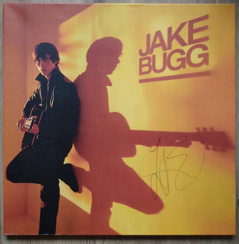 Jake Bugg - Jake Bugg gesigneerd canvas, Ophalen
