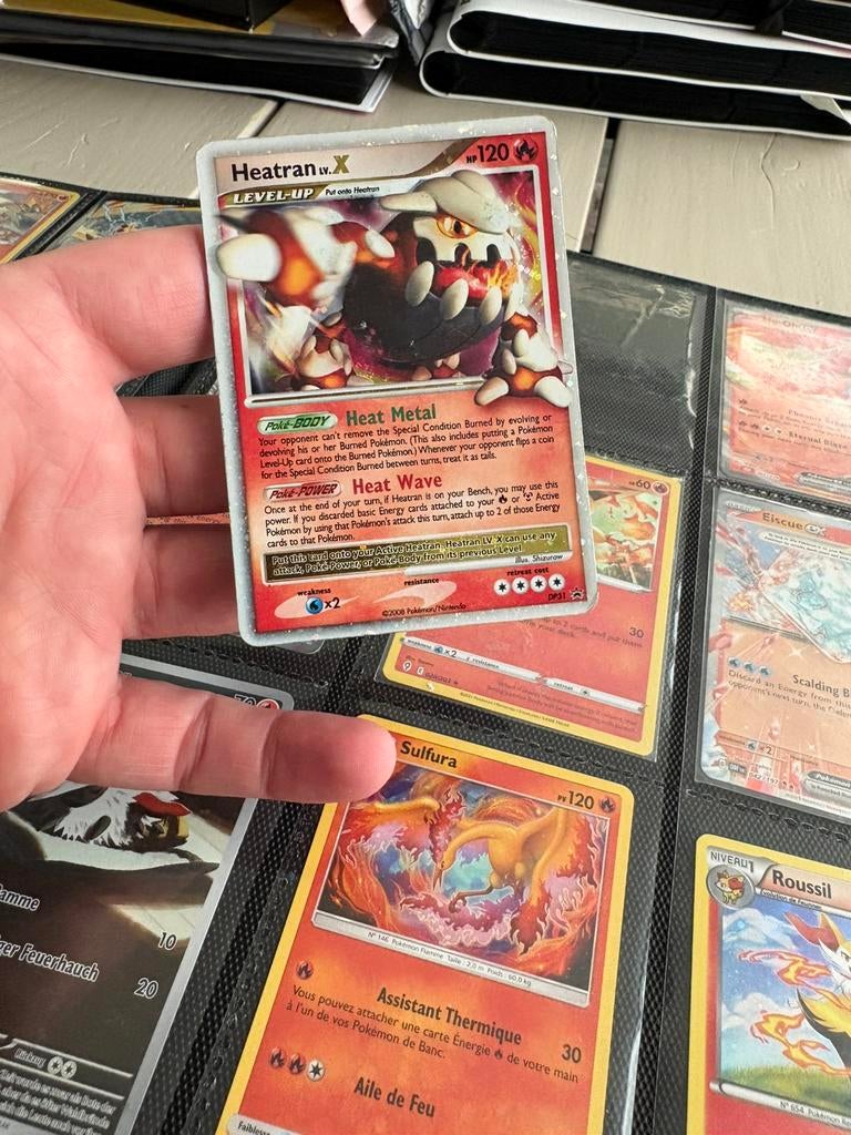 Heatran lv x, Ophalen of Verzenden, Zo goed als nieuw, Meerdere kaarten, Foil