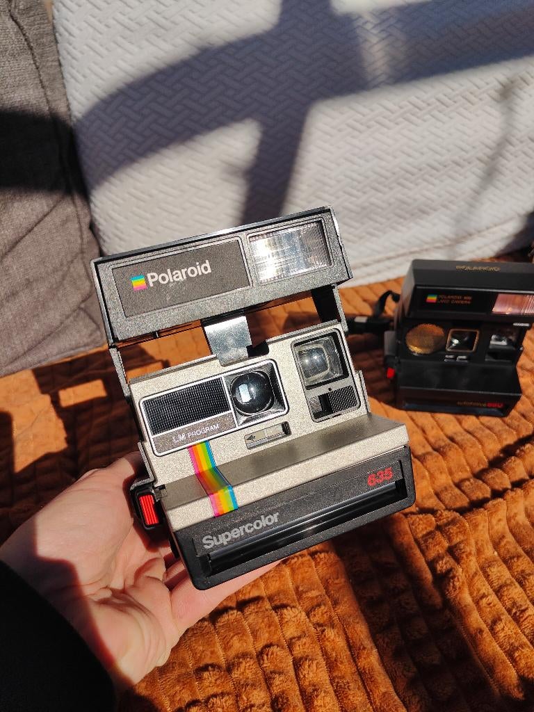 Prachtige Polaroid Supercolor 635, Audio, Tv en Foto, Fotocamera's Analoog, Ophalen, Gebruikt, Polaroid, Polaroid