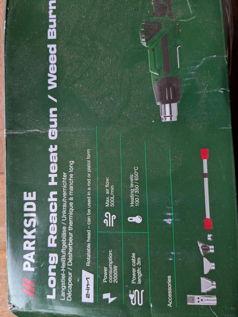 Parkside onkruidbrander, Ophalen of Verzenden, Nieuw, Parkside