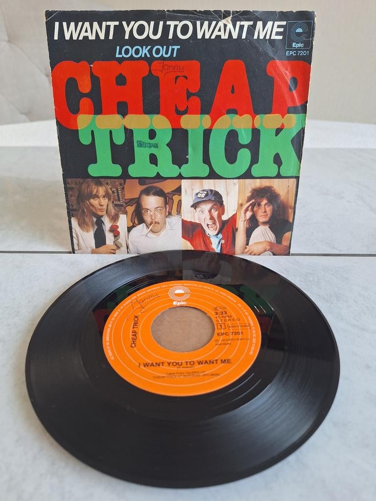 Single van  CHEAP TRICK // I WANT YOU TO WANT ME ...uit 1979, Ophalen of Verzenden, Zo goed als nieuw, Overige formaten, Pop
