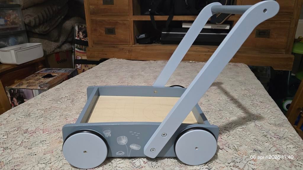 Houten loopwagen van little dutch met zeedieren, Kinderen en Baby's, Ophalen