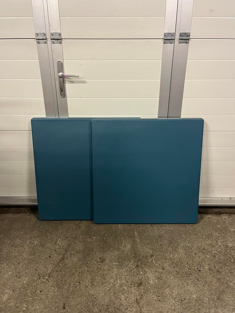 15 stuks horeca terras tafelbladen werzalit outdoor 80x80 cm, Ophalen, Zo goed als nieuw