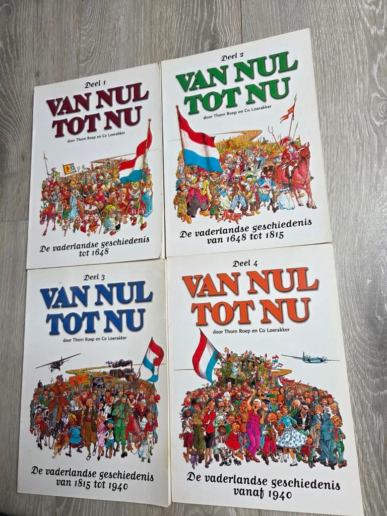 Van Nul tot Nu - Deel 1 tm 4, Boeken, Stripboeken, Meerdere stripboeken, Ophalen of Verzenden, Gelezen