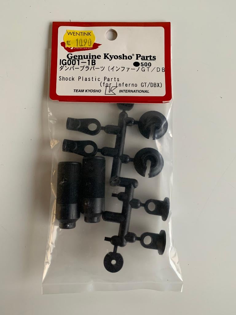 Kyosho IG001-1B shock plastic parts Inferno GT / DBX RC auto, Ophalen of Verzenden, Nieuw, Overige schalen, Auto onroad